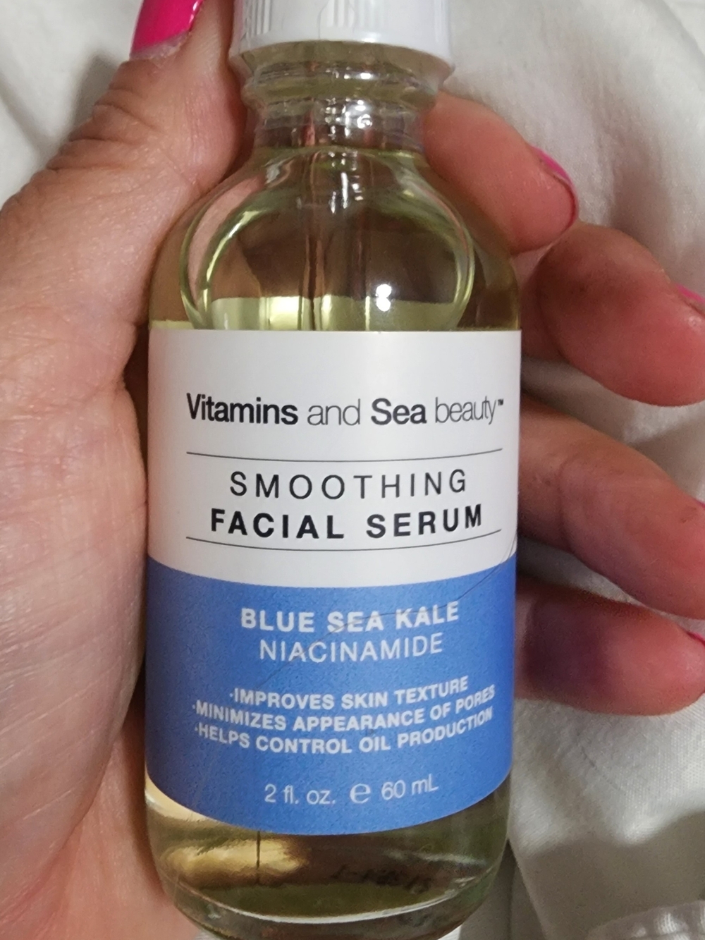 Blue Sea Kale Niacinamide Smoothing Facial Serum - Blue